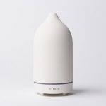 Vitruvi Stone Diffuser, Ceramic Ultrasonic Essential Oil Diffuser for Aromatherapy, White, 90ml Capacity