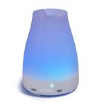 Diffusers,Homeweeks 100ml Colorful Essential Oil Diffuser with Adjustable Mist Mode,Auto Off Aroma Diffuser for Bedroom/Office/Trip