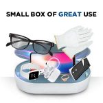 Cahot UV Light Sanitizer Box, Portable Phone UVC Light Sanitizer, UV Sterilizer Box with Aroma Diffuser, Fast Charging for Smart Phone, UV Sterilizing Box for Cell Phone, Jewelry, Watches, Glasses