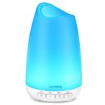 VicTsing Essential Oil Diffuser, 3rd Version 150ml Aromatherapy Diffusers Ultrasonic Cool Mist Humidifier with Sleep Mode, Waterless Auto-Off & 8-Color LED Light for Home Office Room Baby