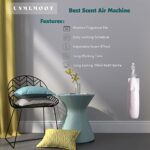 Usmlmoot Smart Waterless Aromatherapy Essential Oil Diffuser, Scent Air Machine with Cold-Air Diffusion Tech. Portable Scent Diffuser Plug-in Wall-up to 1000 Sq.Ft Coverage for Large Room, Home,Office