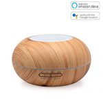 SOCKETECH Smart WiFi Essential Oil Aromatherapy Diffuser – Works with Alexa&Google Home,APP and Voice Control – 300ml Ultrasonic Diffuser & Humidifier,7 LED Light& Timer Settings