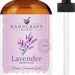 Handcraft Lavender Essential Oil – 100 Percent Pure and Natural – Premium Therapeutic Grade with Premium Glass Dropper – Huge 4 oz