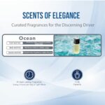 KESOCI Car Air Freshener Refill Liquid Set of 6 x 10 ML – Smart Car Air Freshener Refill – Car Fragrance Refill – Car Diffuser Refill (Ocean, Cologne, Black Ice, Chanel, Jasmin, Freesia)