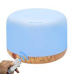 COSSCCI Aromatherapy Essential Oil Diffuser Humidifier, 500ML Ultrasonic Cool Air Mist Humidifier with Remote Control, Auto Shut-Off, Timers Setting for Baby Bedroom Home Office Large Room