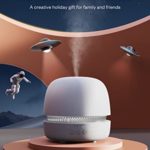 300ml Essential Oil Diffuser,Large Capacity Cool Mist Humidifier Dual Mist Mode Smart Timer Aromatherapy Diffuser (Mini White)