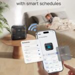 Dreo Smart Humidifiers for Bedroom, Top Fill 4L Cool Mist Humidifier with Nightlight, 32H Runtime, Touch/APP/Voice Control, Quiet Ultrasonic Humidifiers for Large Room, Home, Baby, Plants, Office