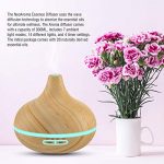 Aroma Diffuser & Essential Oil Set – Ultrasonic Diffuser – Top 20 Essential Oils – 300ml Diffuser with 4 Timer & 7 Ambient Light Settings – Therapeutic Grade Essential Oils – Lavender