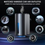 Smart Car Air Freshener, 3 Levels of Adjustable Intensity, Aroma Rechargeable Aroma Diffuser, Adjustable Aroma Diffuser, 220mAh Built-in? Fresh+Intense+Ocean Perfume