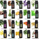 Aromatherapy Essential Oil Diffuser Gift Set – 400ml Ultrasonic Diffuser with 20 Essential Plant Oils – 4 Timer & 7 Ambient Light Settings – Therapeutic Grade Essential Oils