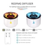 Volcano Diffuser – Aromatherapy Essential Oil Diffuser, Essential Oil Diffusers Auto Shut-Off Timer with 4 Free Essential Oils for Large Room, Oil Diffuser with 2 Colors Light and 2 Mist Mode