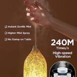 InnoGear Oil Diffuser, Aromatherapy Diffuser for Essential Oils 150ml Scent Diffuser Ultrasonic Cool Mist Humidifier with 2 Mist Modes 7 Color Lights Waterless Auto Off for Room Office, Shiny Silver